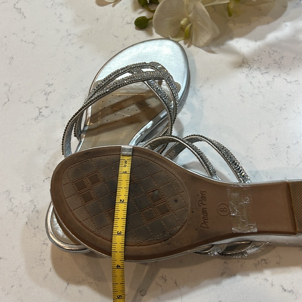 DREAM PAIRS Women's Fashion Rhinestones Design Slides Sandals Size 8 - Picture 14 of 14